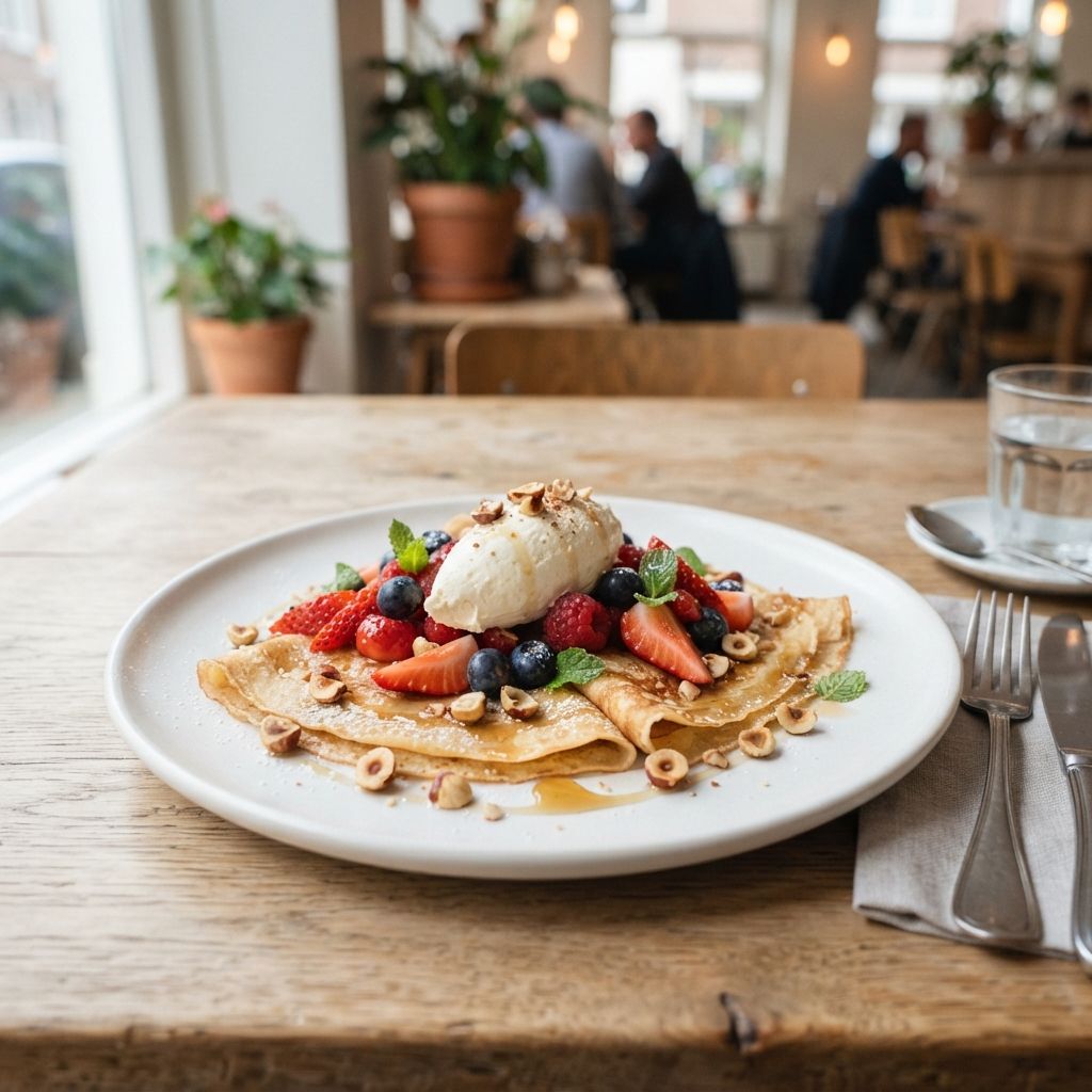 Crêpes noot&honing