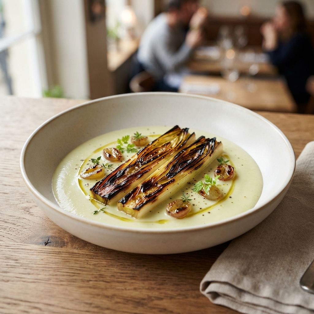 Roasted leek