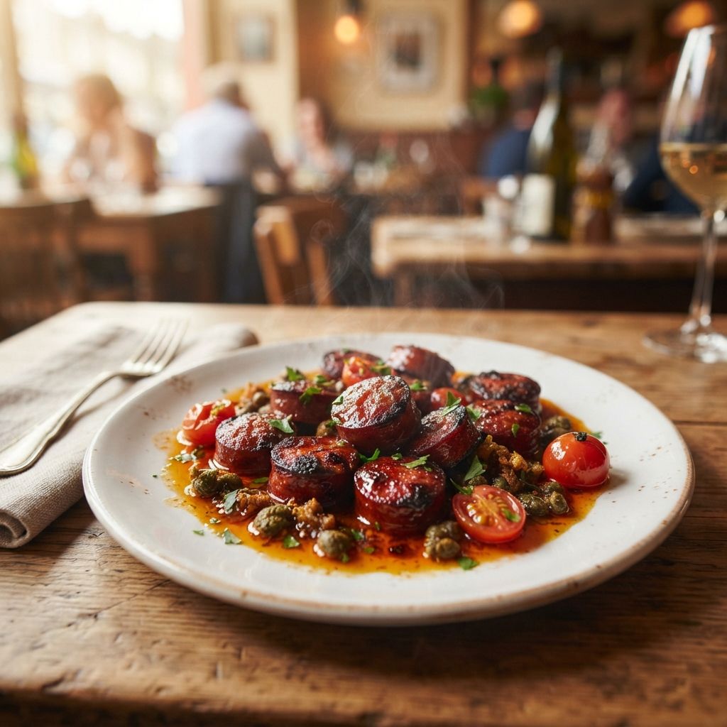 Gebakken chorizo