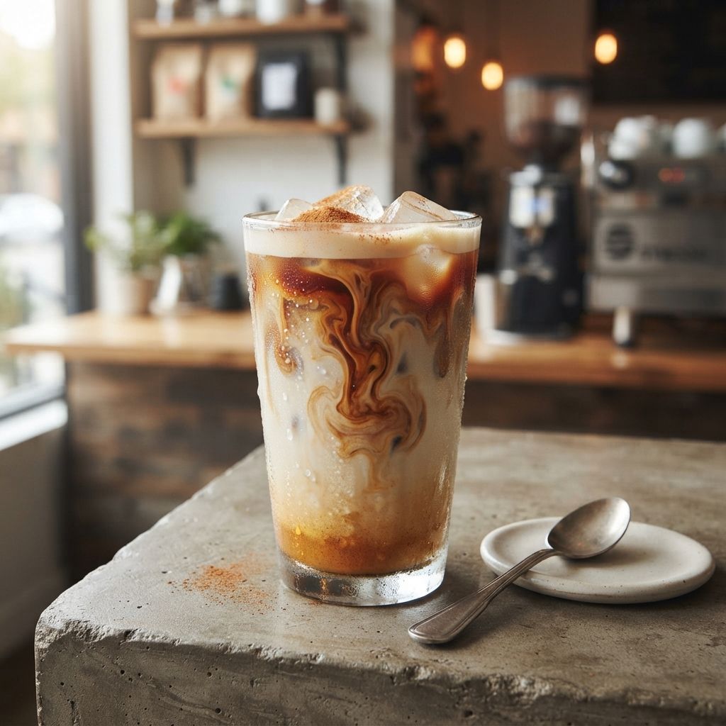 ICED DIRTY CHAI LATTE