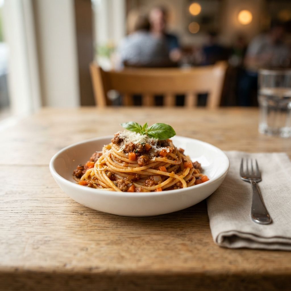 Kids pasta bolognese