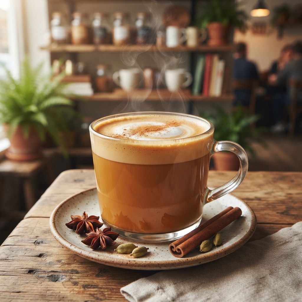 Homemade chai latte