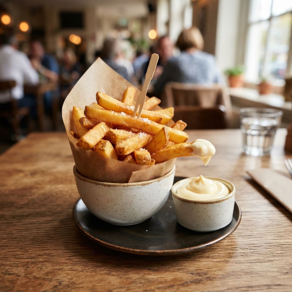 Fries with mayonnaise / friet met mayonnaise