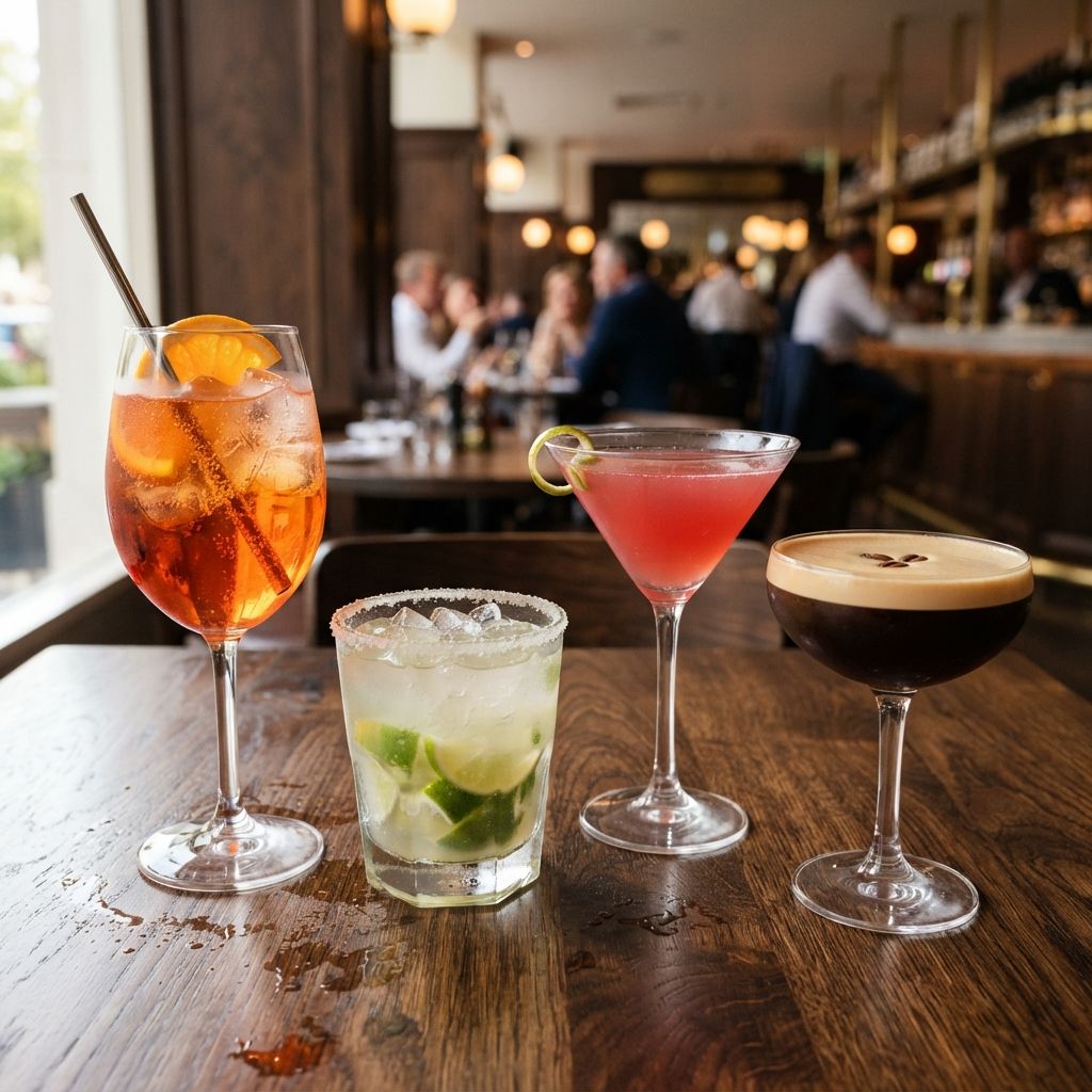 Aperol Spritz / Caipirinha / Cosmopolitan / Espresso Martini