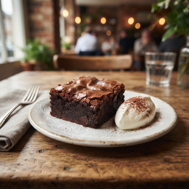 Huisgemaakte brownie