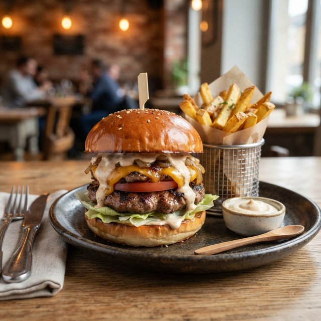 Huisgemaakte classic Nassau Burger