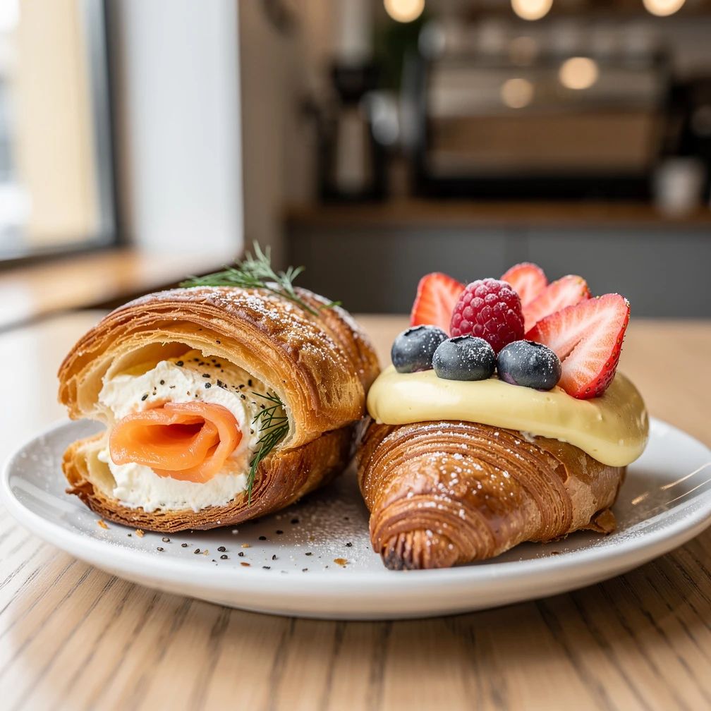 Gevulde croissants