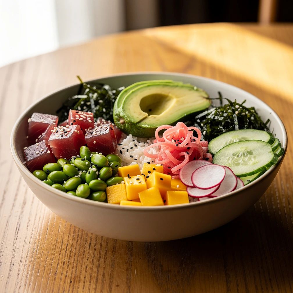 Pokébowl tonijn of kip