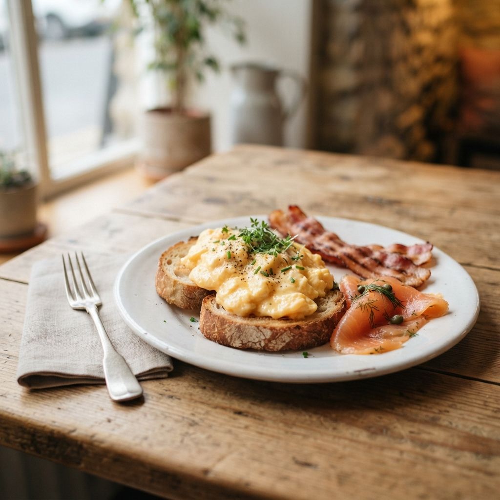 Scrambled Eggs op Toast