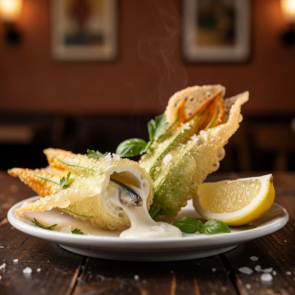Nonna's Deep Fried Zucchini Flower