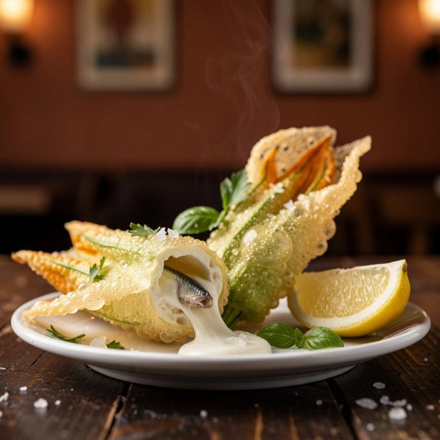 Nonna's Deep Fried Zucchini Flower