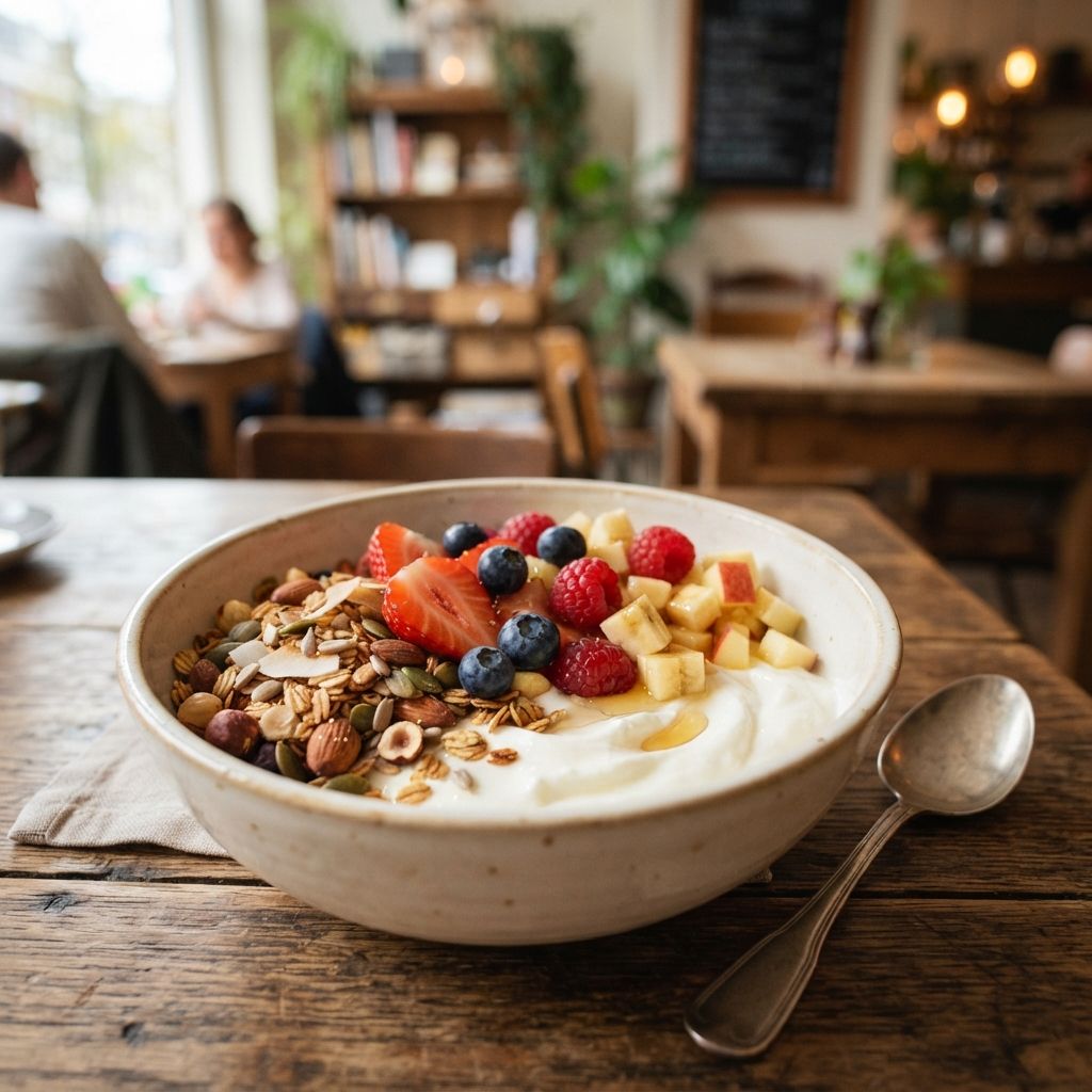 Homemade Granola with Yoghurt