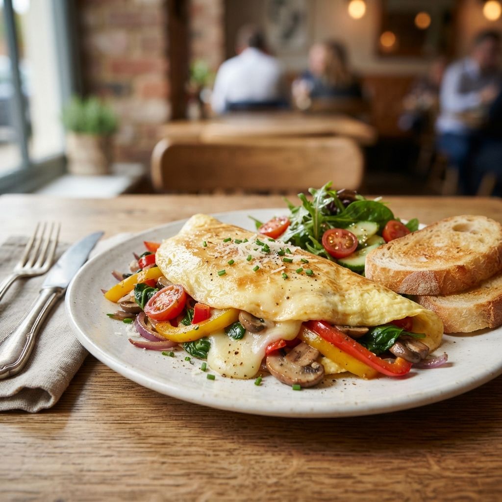 Omelet veggie & kaas / Omelette veggie & cheese