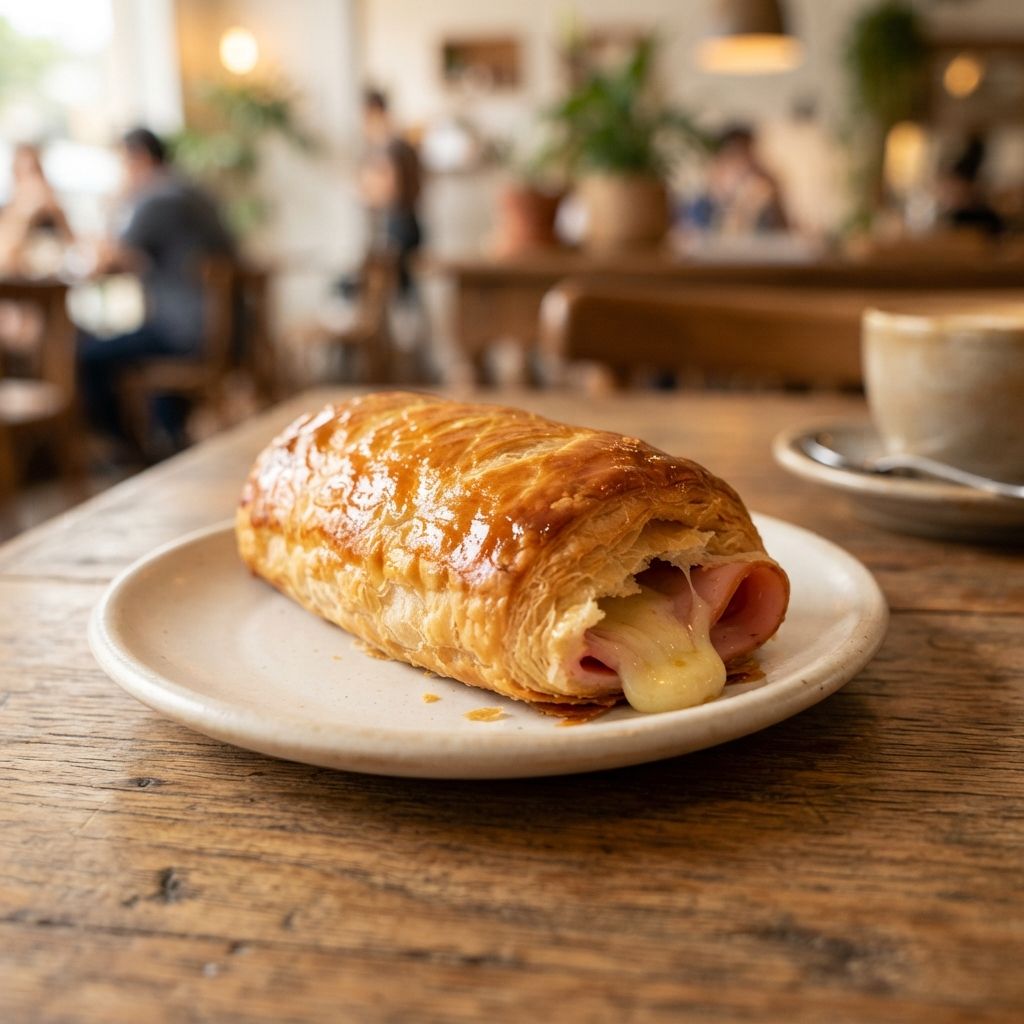 Mortadella and Cheese Roll