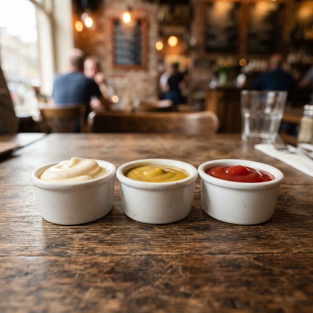 Fritessaus, curry of ketchup