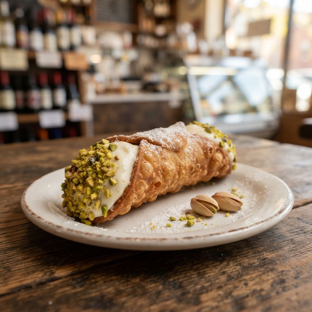 Cannoli pistache