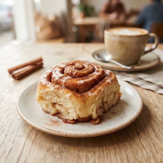 Cinnamon bun (V)