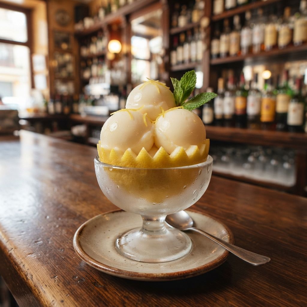 Helado de limón
