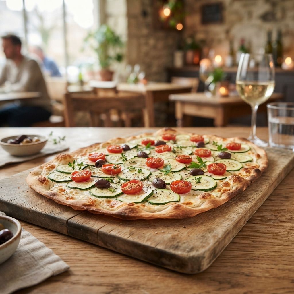 Flammkuchen Courgette