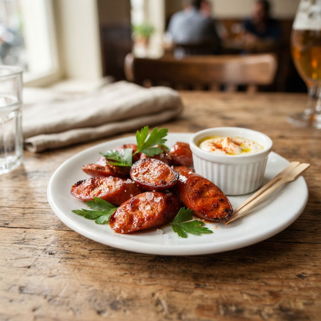 Pittige chorizo worstjes
