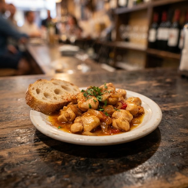 pollo con salsa