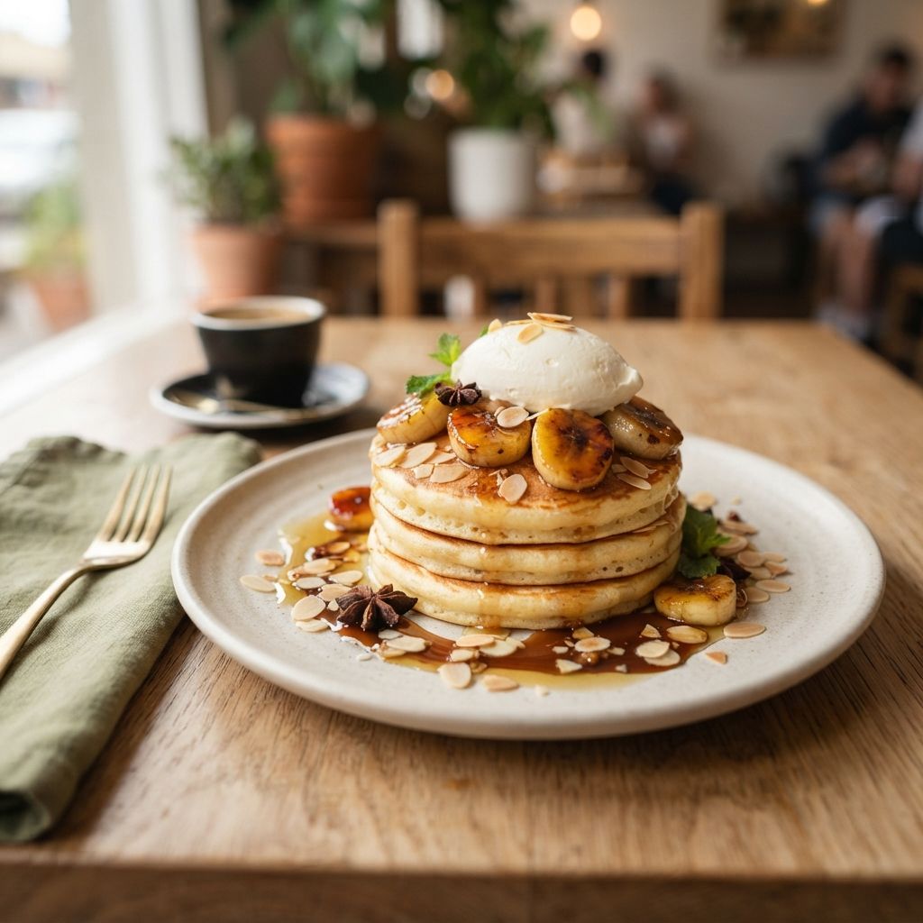 Caramelised Banana Pancakes