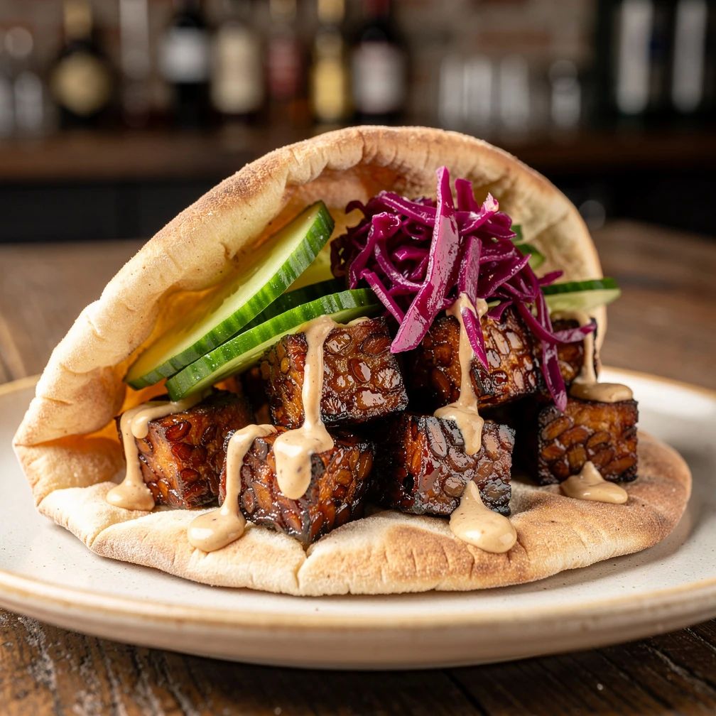 Pita tempeh badjak