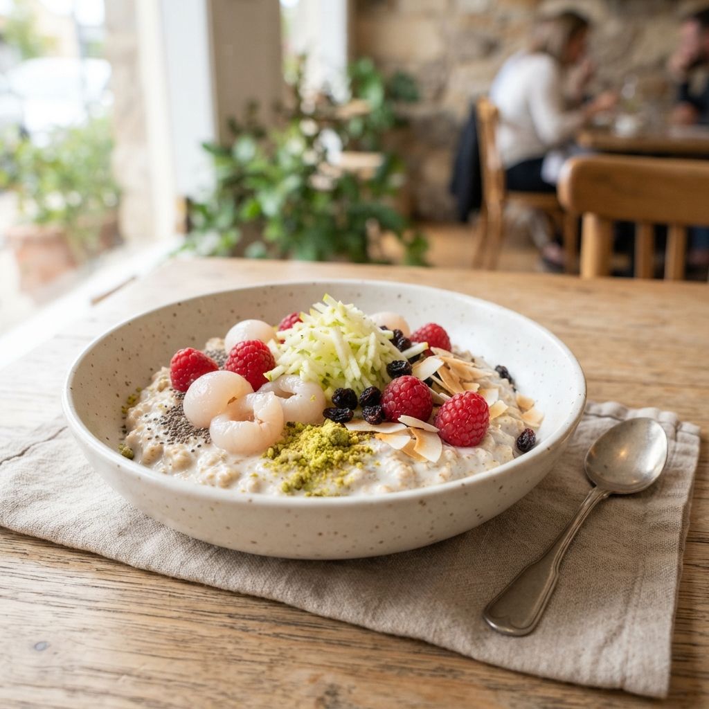 Raspberry & Lychee Bircher Muesli