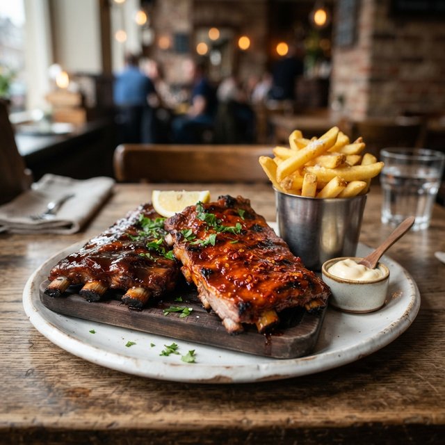 Spareribs zoet/pikant