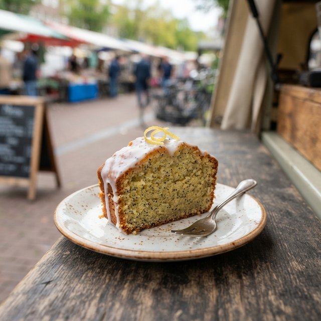 Lemon poppy cake