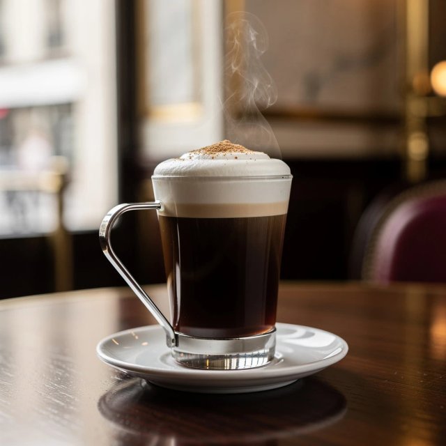 Special coffees (Irish, Jamaican, Spanish, French, Italian, Leidse)