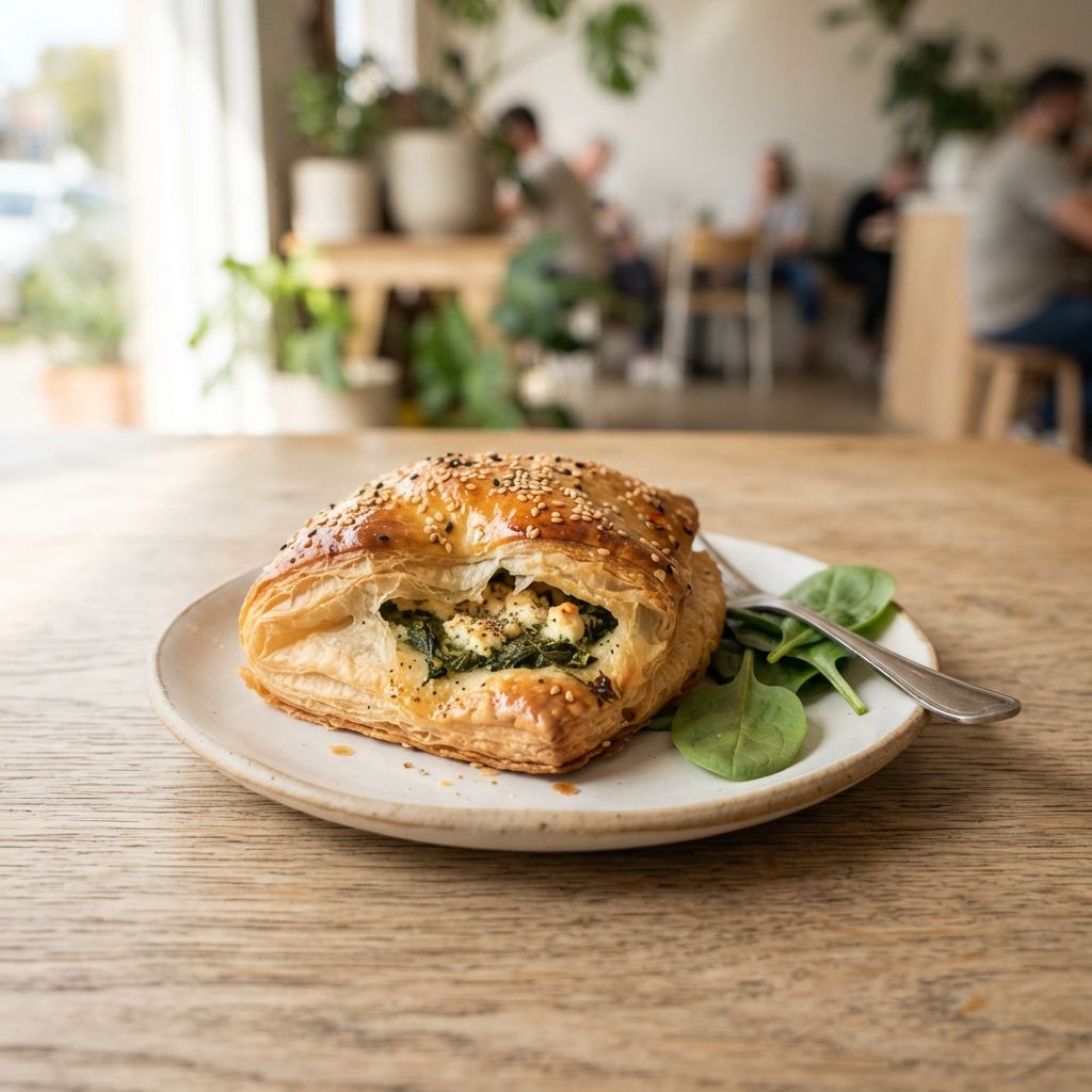 Spinach pastry