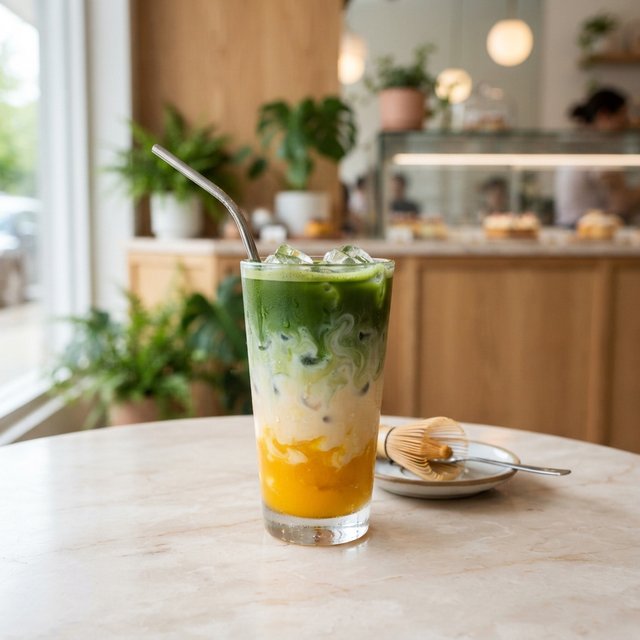 ICED MANGO MATCHA