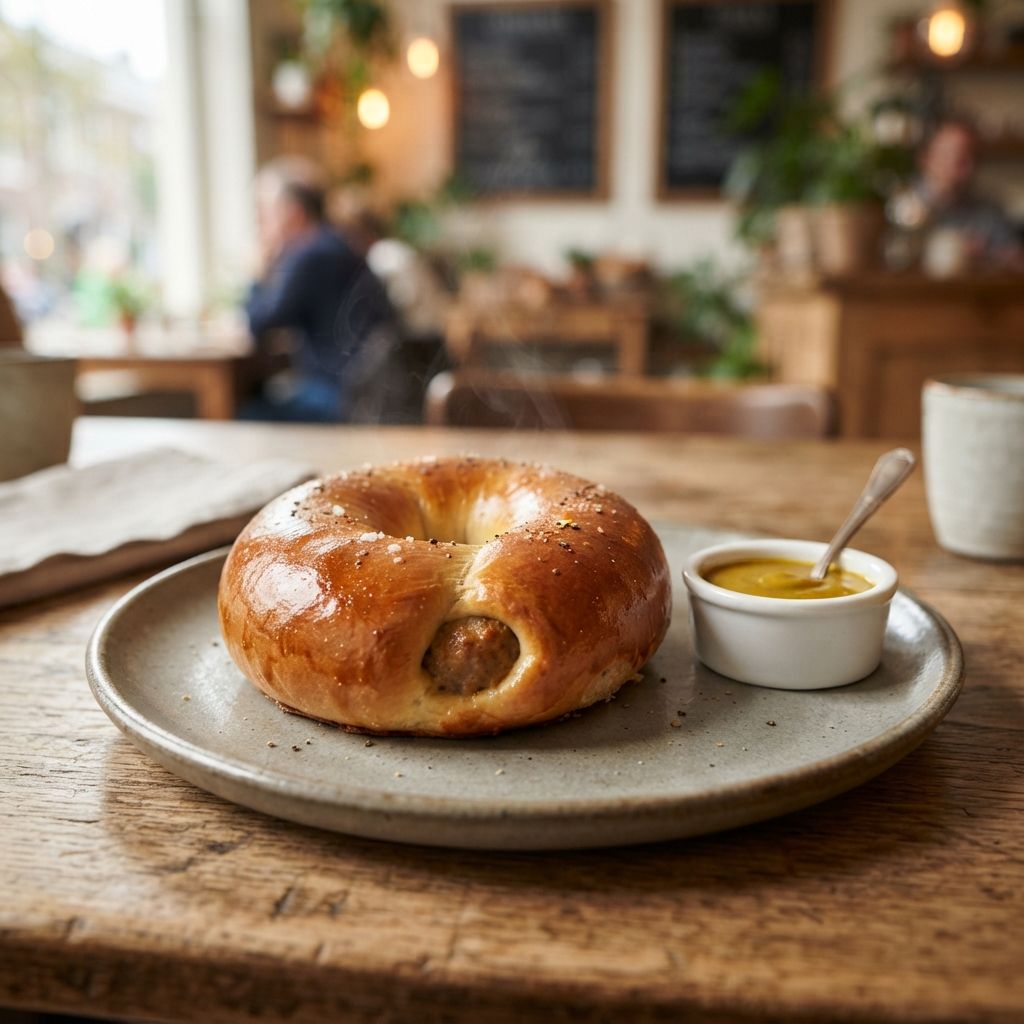 Worstenbroodbagel