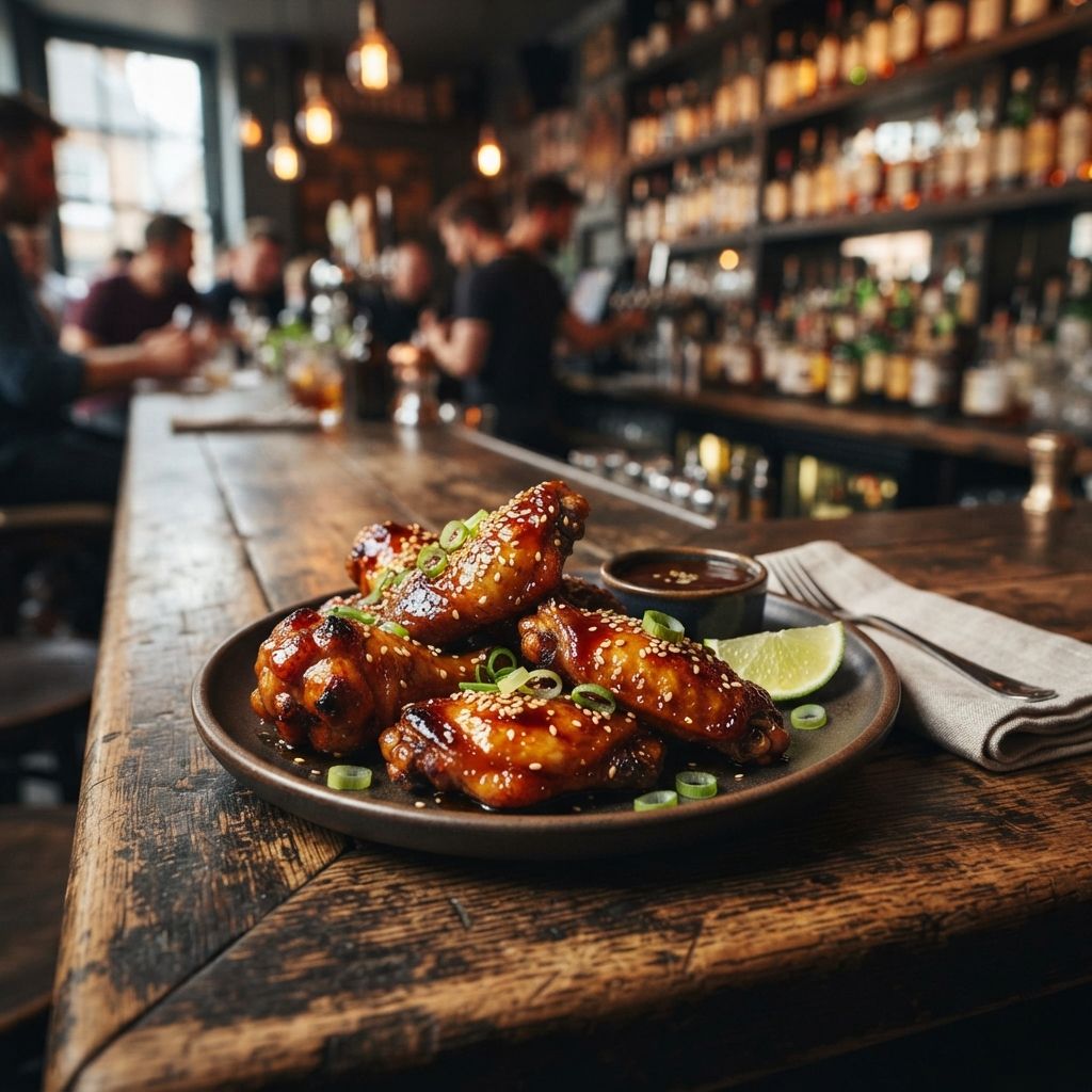 STICKY CHICKEN WINGS (6 ST.)