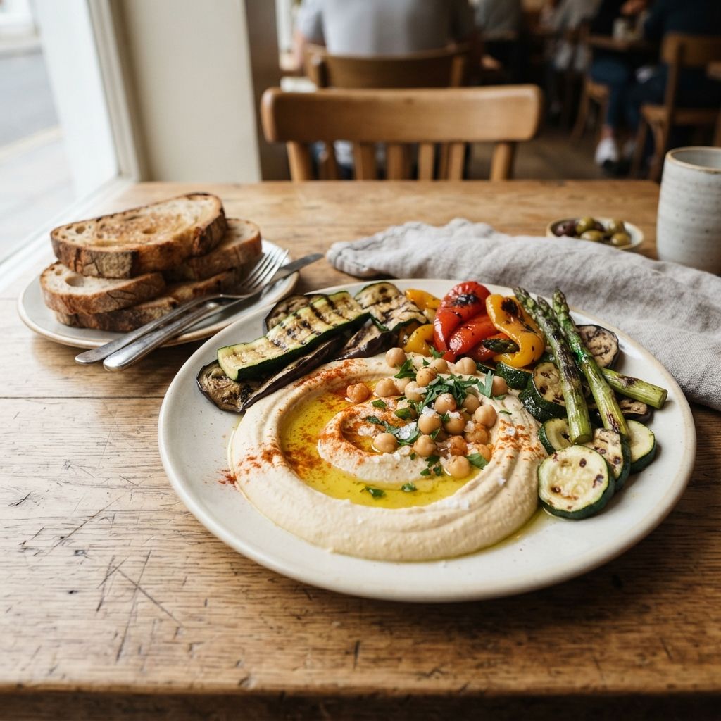 Hummus & Gegrilde Groenten King Size