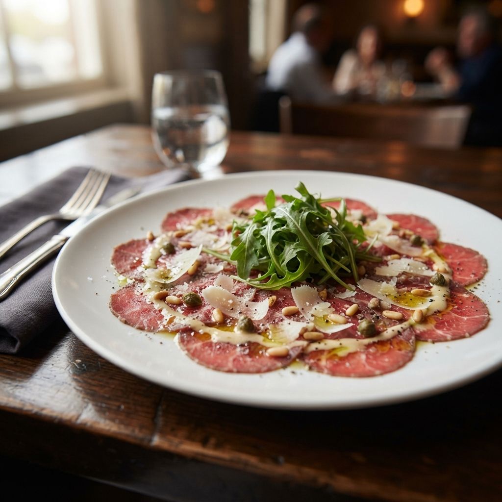 Beef carpaccio