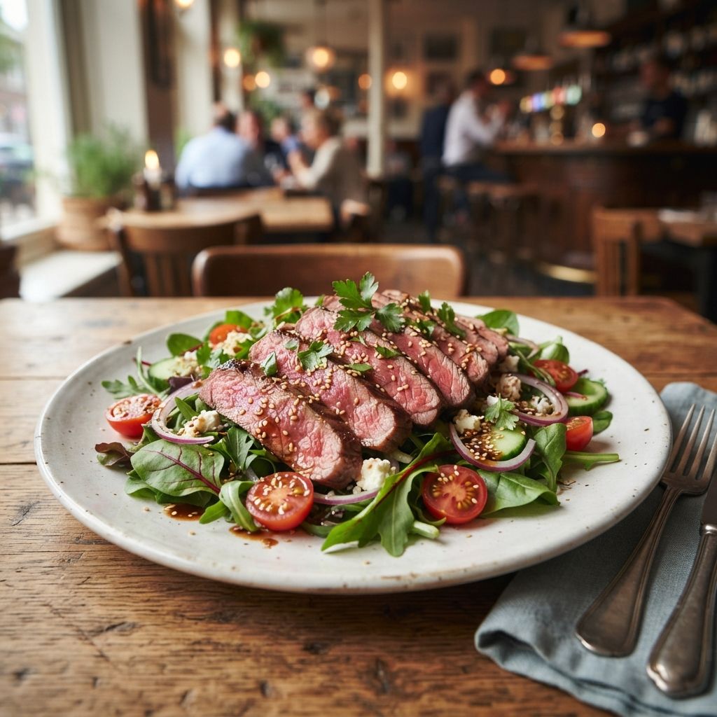 Biefstuk salade / Rump steak salad