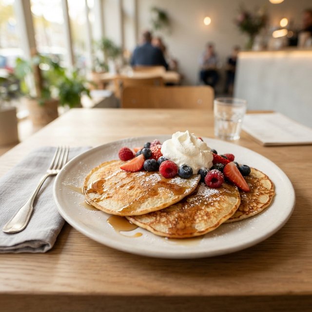 Three pancakes / drie pannenkoeken