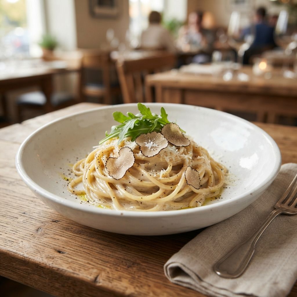 Spaghetti al tartufo