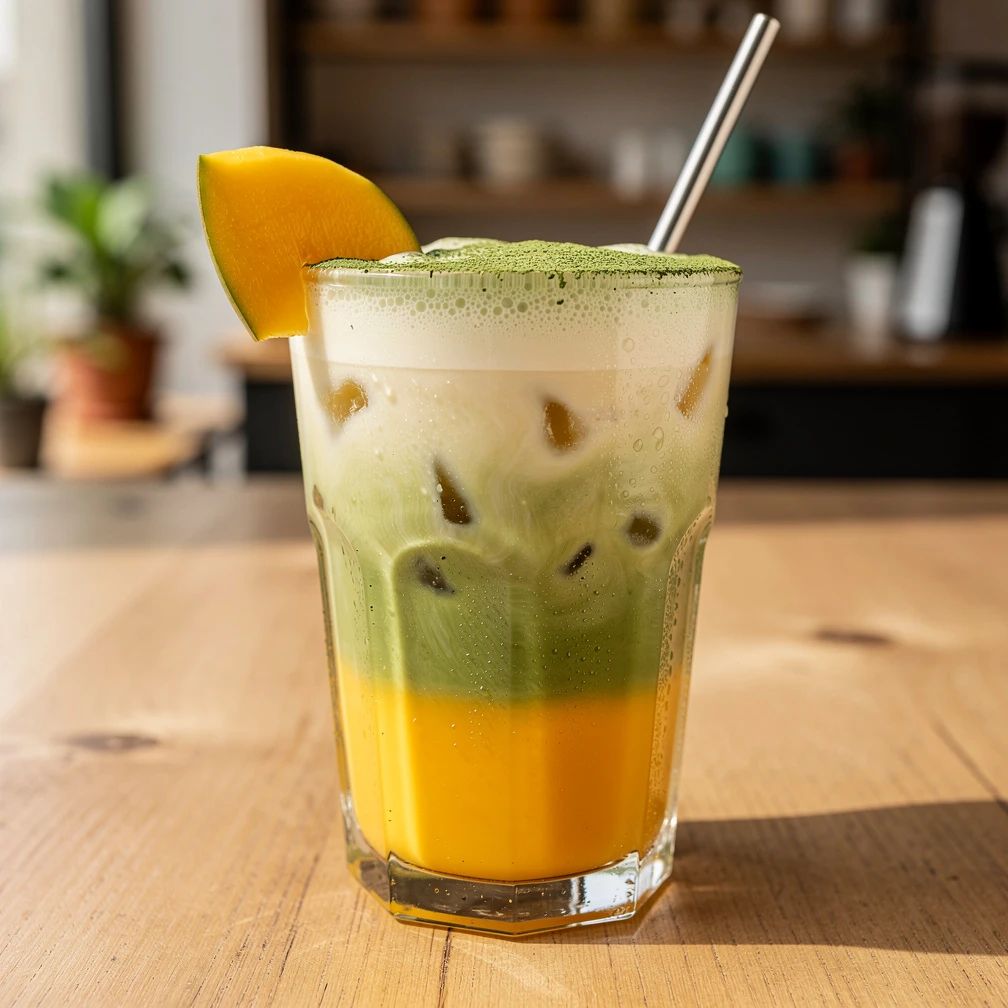 Iced Mango Matcha