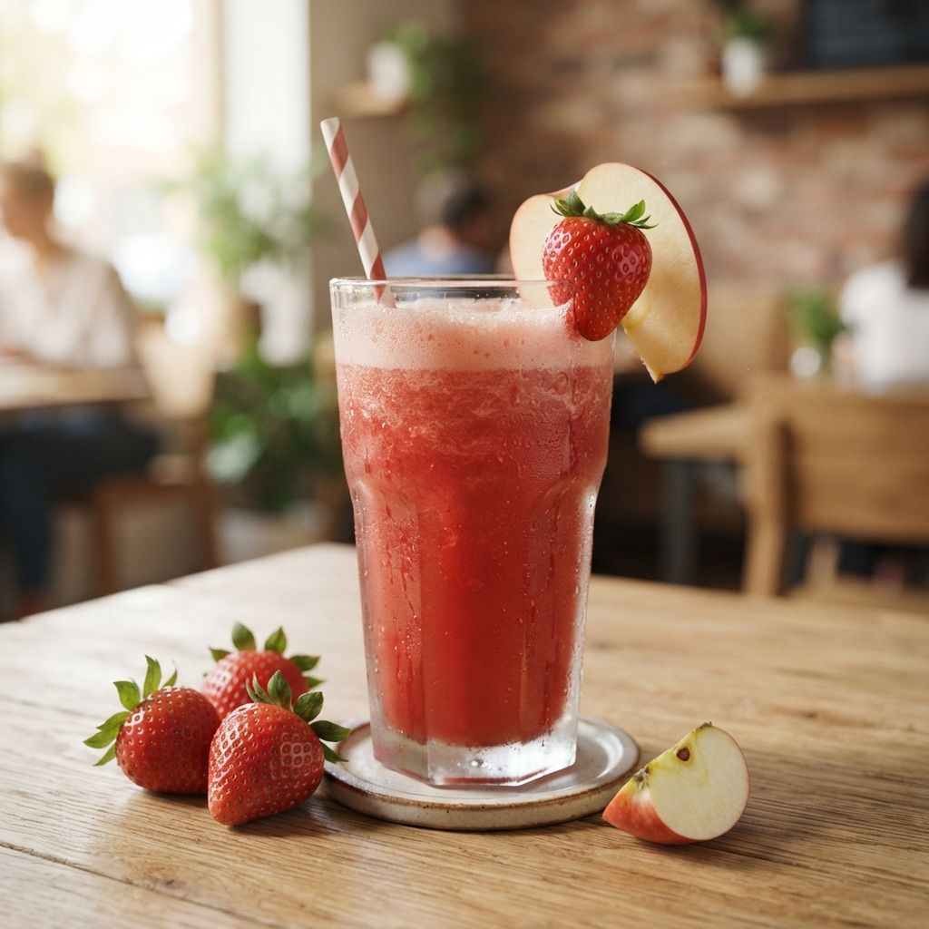APPLE & STRAWBERRY JUICE