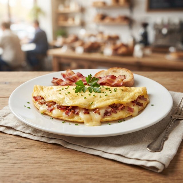 Omelet Bacon & Cheese