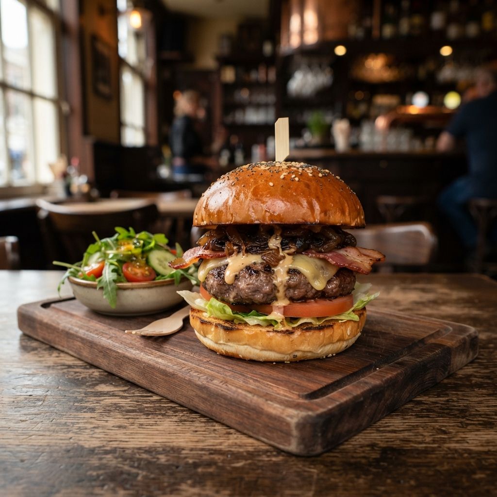 Huisgemaakte Hamburger