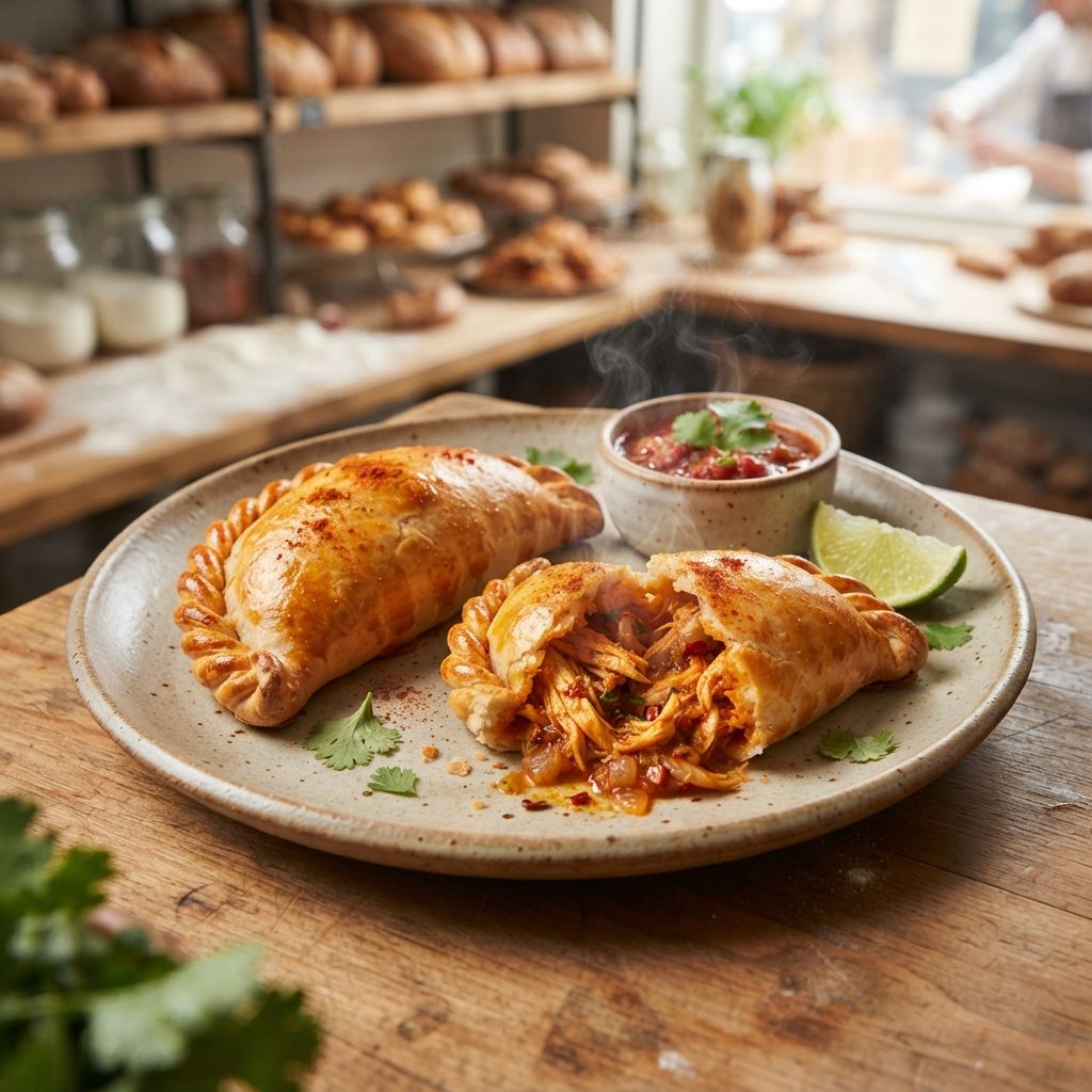 Spicy chicken empanadas