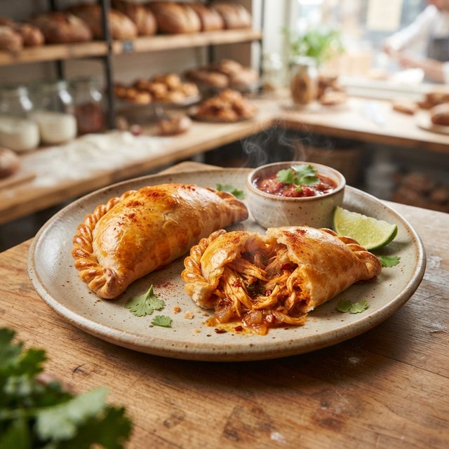 Spicy chicken empanadas