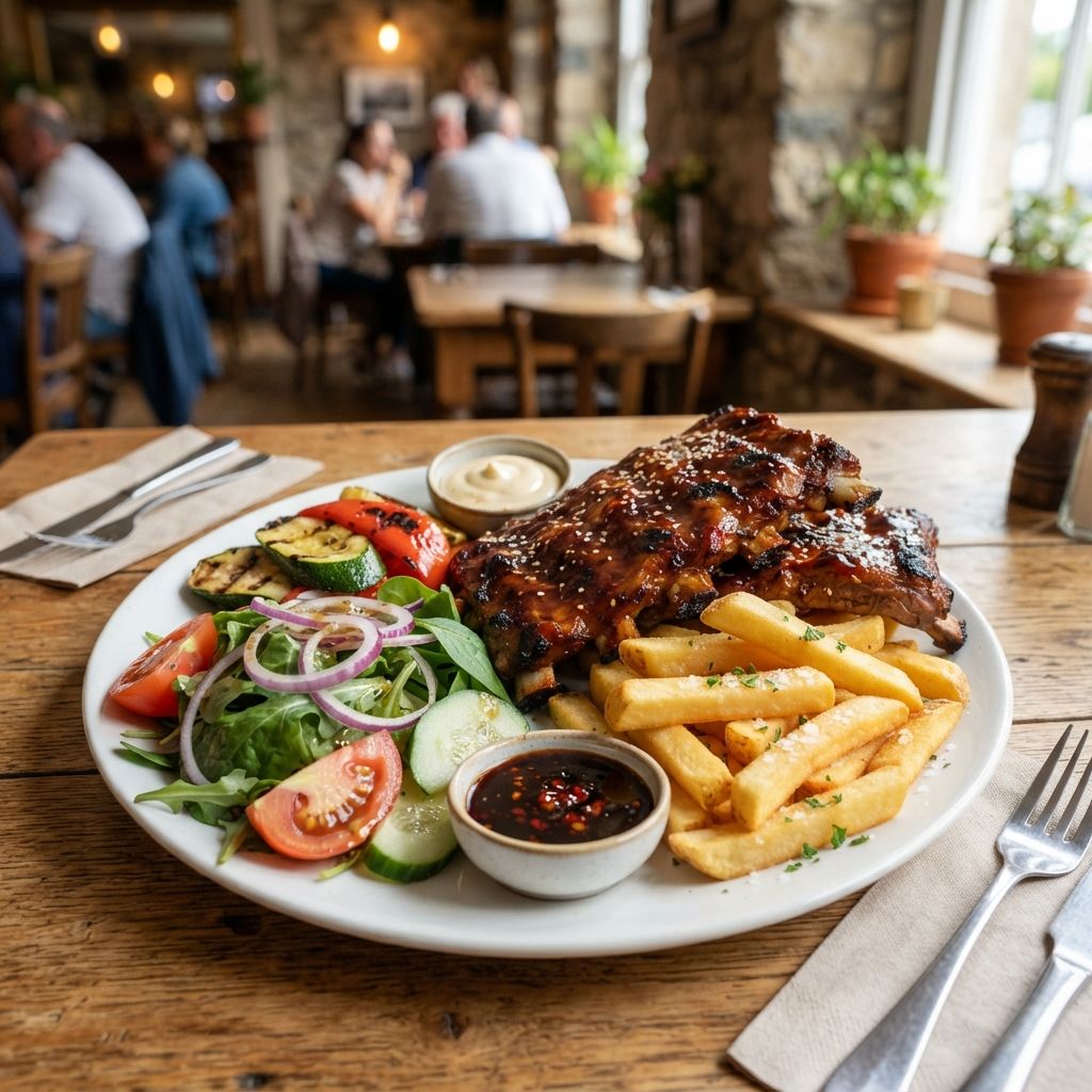 Friet spare ribs