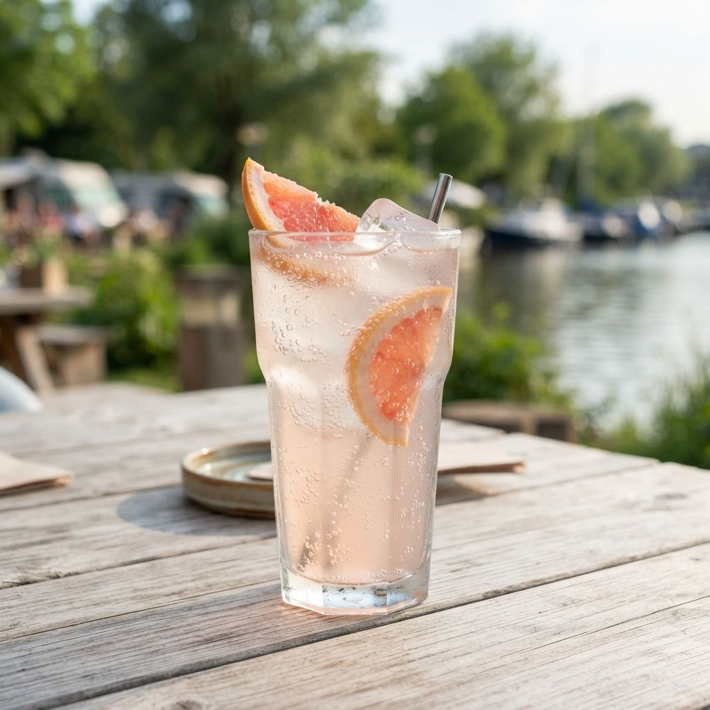 Three Cents Pink Grapefruit Soda