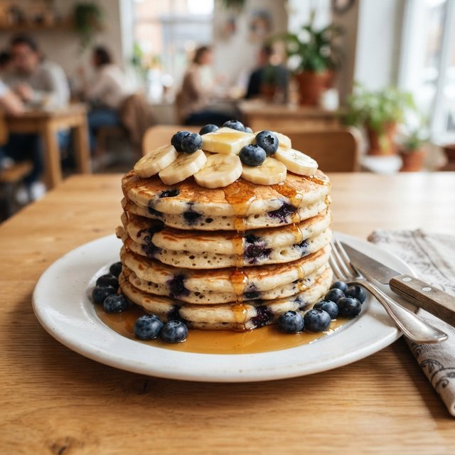 American Style Pancake Stack - High Stack (5 pcs)