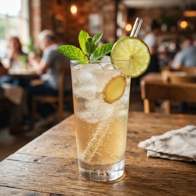 LIME & GINGER BEER